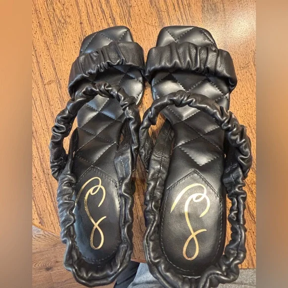 Sam Edelman black sling back sandals size 7 - Picture 8 of 8